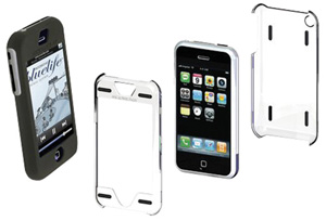 SOUNDKASE IPSCC2 iPhone? Black Skin and Hard Case, 2-pk