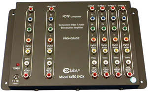 CE LABS AV501HDX HDTV/Component A/V Distribution Amplifier