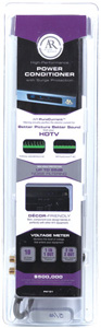 ACOUSTIC RESEARCH PW101 10Outlet Power Conditioner with Voltage Meter