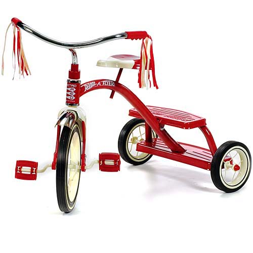 33 Classic Red Dual Deck Tricycle