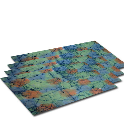 RF Textiles PLCMT215Set4 Batik Placemat Set of 4 215