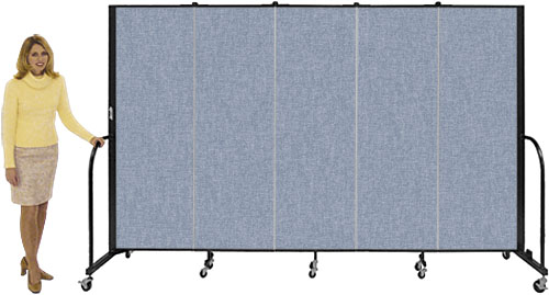 Cfsl403 3 Panel / L-5 9 / H-4 Blue-free Standing Room Dividers-3 Panel Cfsl403