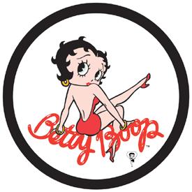 Tin Sign Betty Boop - Round