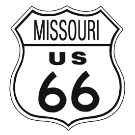 Tin Sign Route 66 Missouri