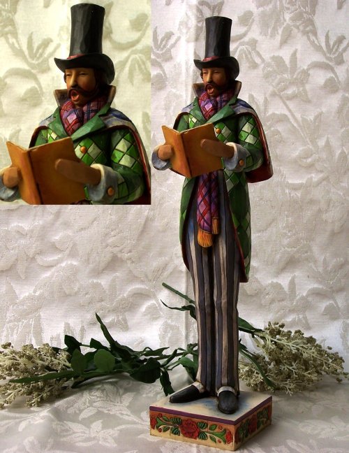 Jim Shore Caroler Man