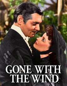Tin Sign Gone with The Wind Scarlet and Rhett