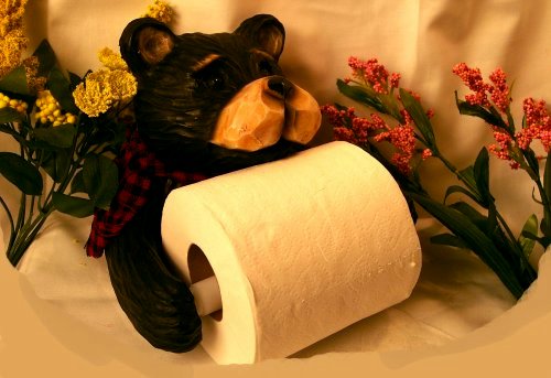 Northwood Bear Toilet Paper Holder by IWDSC
