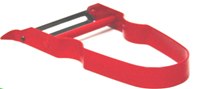 Sanelli 346100R S/S Potato Peeler Red Epoxy