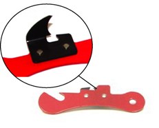 Sanelli 346300R Bottle And Can Opener Red Epoxy Coated