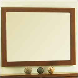Contemporary Mirrors - South Shore 3191122 Mirror Up Country Contemporary Wild Walnut