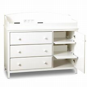 South Shore 3250333 Changing table Cotton Candy... by South Shore