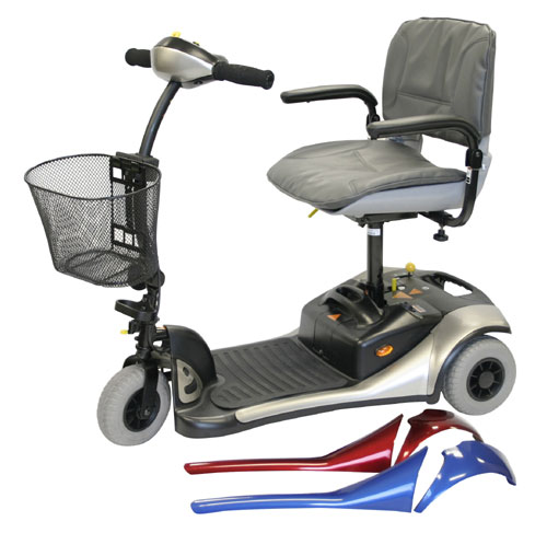 Shoprider GK83-Dasher 3 Wheel Scooter with Three Color Moldings