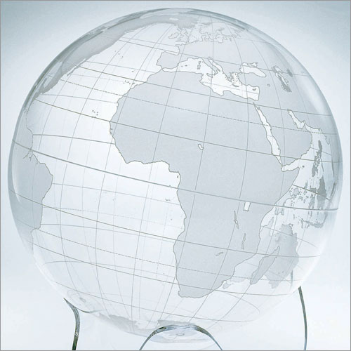 Artline ES-16CFS Crystle Earthsphere 16 Inch Globe with Floor Stand