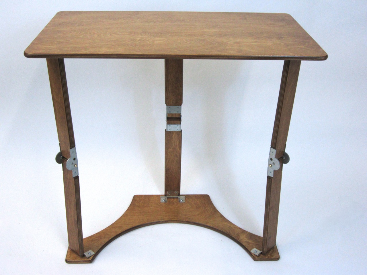 Laptop Desks - Spiderlegs LD1527-LW Small Folding Laptop Desk/TV Tray Table - Light Walnut
