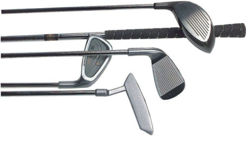 Sportime 122291971 Assorted Metal Woods And Irons - Youth Left-Handed 4-Club Set
