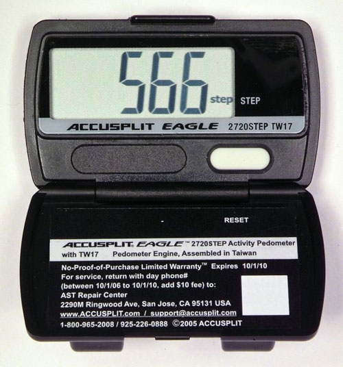 Sportime 191413971 PEDOMETER Accusplit AE2720 Step Set of 12