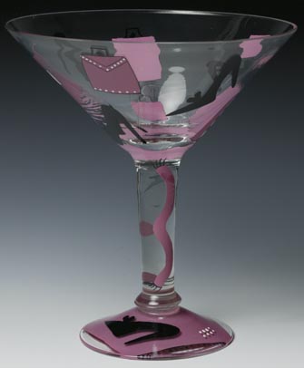 Lolita Martini Glass, 

GIANT SHOPAHOLIC

