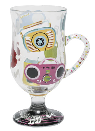 Santa Barbara GLS14-5580A Lolita Coffee Glass, Boom Box
