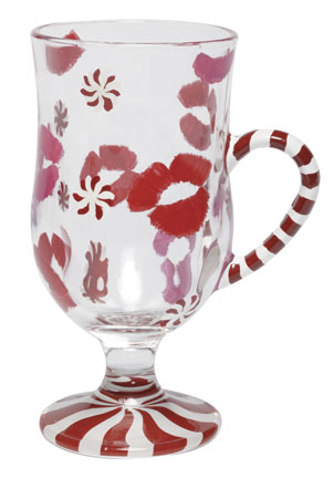 Santa Barbara GLS14-5580F Lolita Coffee Glass, Hot Mint Kisses