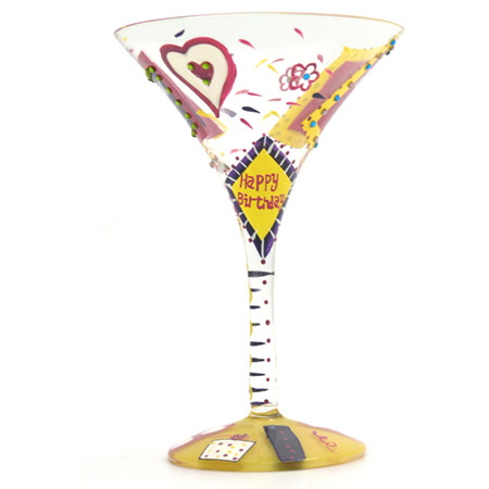 
Lolita Martini Glass, Hand Painted, 

BIRTHDAY GIRL

