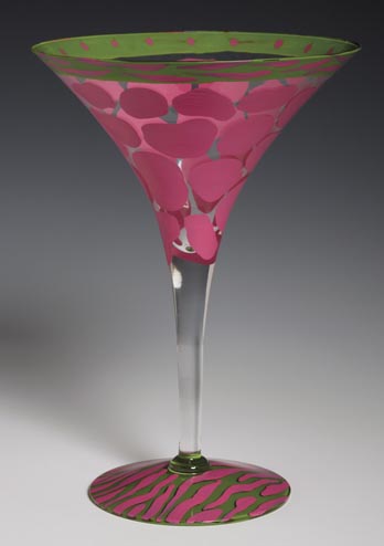 Lolita Martini Glass, 

PINK GIRAFE
