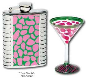Santa Barbara PUR-5580F Lolita Purse Party, Pink Giraffe