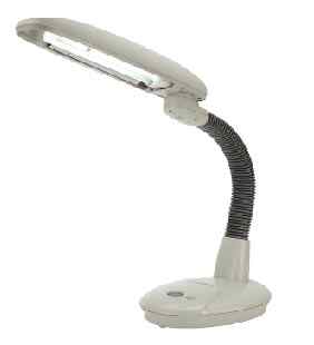 Sl-813g Easyeye Energy Saving Desk Lamp With Ionzier In Gray - 2-tubes Bulb