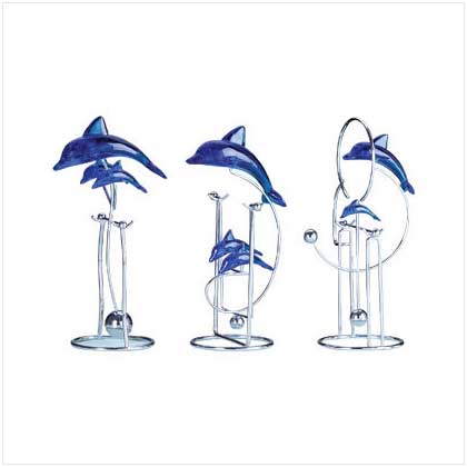 SWM 33655 Swinging Dolphin Sculptures