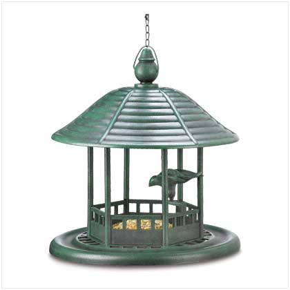 VERDIGRIS GAZEBO BIRDFEEDER