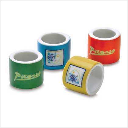 SWM 38316 Picasso Lines Napkin Rings