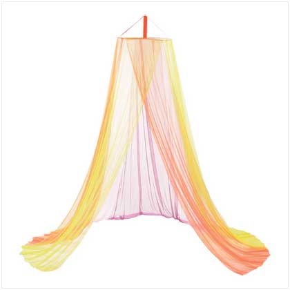 Bed Canopy - HEAVENLY RAINBOW BED CANOPY