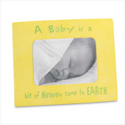A BABY IS... PHOTO FRAME by SWM