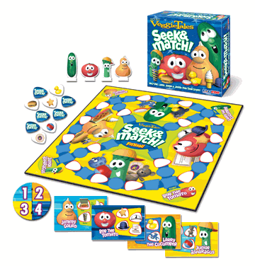 Talicor 7300 VeggieTales Seek amp; Match Board Game