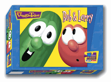 Talicor 7140 VeggieTales 100 Piece Puzzle Bob Larry