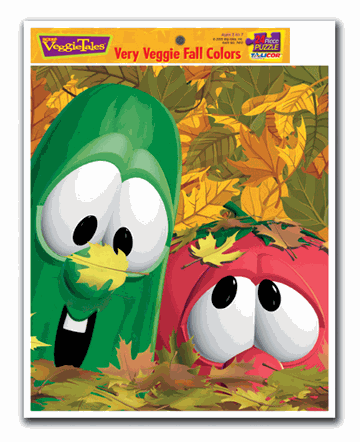 Talicor 7410 VeggieTales Inlaid Puzzle Very Veggie Fall Colors