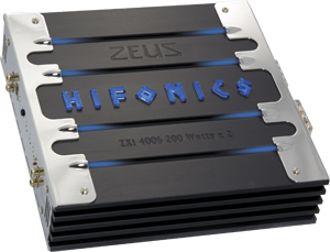 MAXXSONICS USA INC ZXI4006 Illuminated Zeus ZXi 1/2-Channel Amplifier 400 Watts Max
