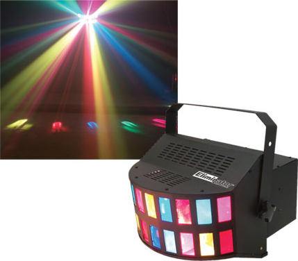Eliminator Lighting Llc E108 Sound Activated With 40 Crisscrossing Colored Beams Picture