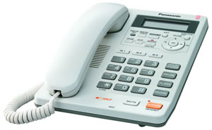 Panasonic KXTS620W Speakerphone w/ Caller ID WHIT