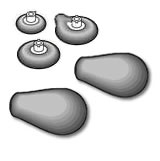 Plantronics PL6965201 Eartip Kit for Voyager 510S