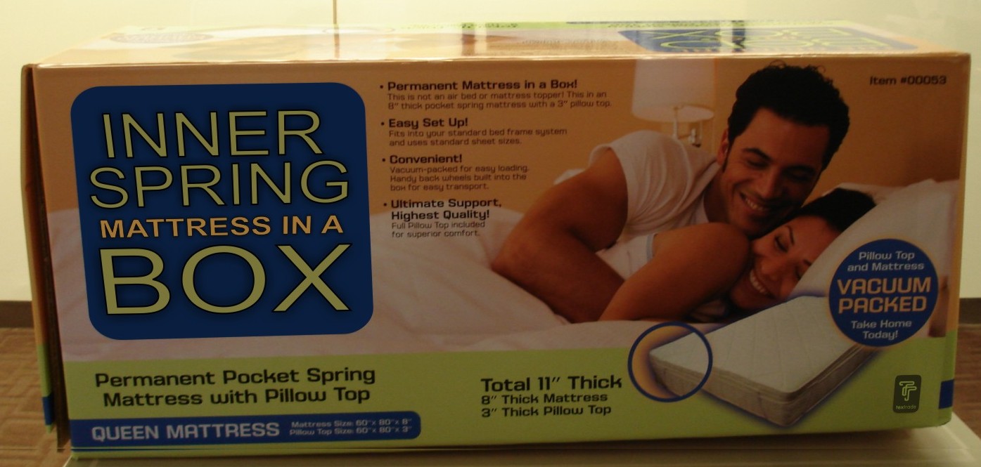 Textrade 00054 Inner Spring Mattress In A Box - King