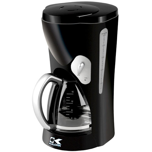 Kalorik CM-20206 10 -12 Cup Coffee Maker - Black And Silver