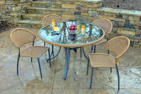Tortuga SWG005-Sawgrass 5 piece Outdoor Dining Set