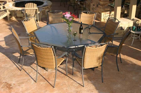 Tortuga CAP009-Captiva 9 piece Outdoor Dining Set