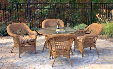 Tortuga SAND005-Sanibel 5 piece Outdoor Dining Set