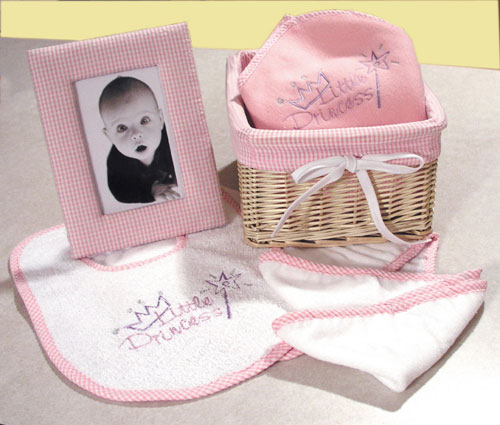 Basket Gifts - Trend Lab 101264 PRINCESS - 7 PC MED - BASKET SET
