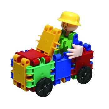 Clics Happy Soldiers Educational Little People Toy Figures