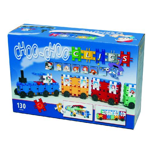 Toy Train Sets - Clics Train Educational Construction Toy Set