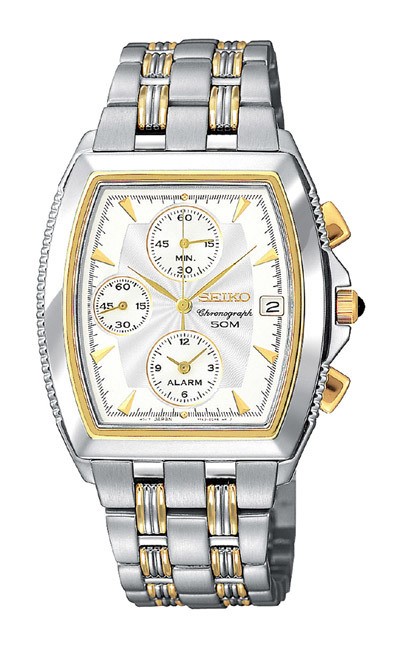 Sports - Seiko SNA610 Mens Le Grand Sport Alarm Chronograph Watch
