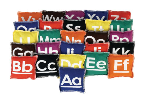 Yellowtails YTC-024 Beanbags Alphabet 4 Inch X 4 Inch Set 26