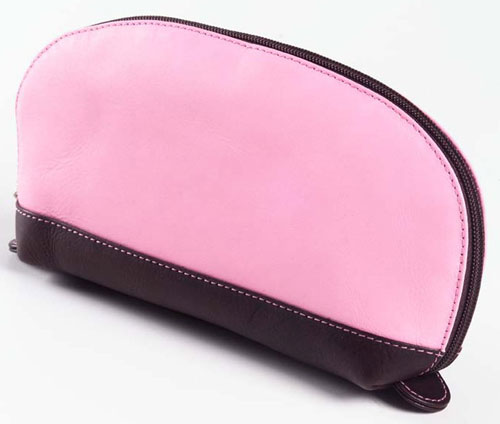 Clava 112 CV Colored Vachetta Accessory Pouch - Vachetta Pink